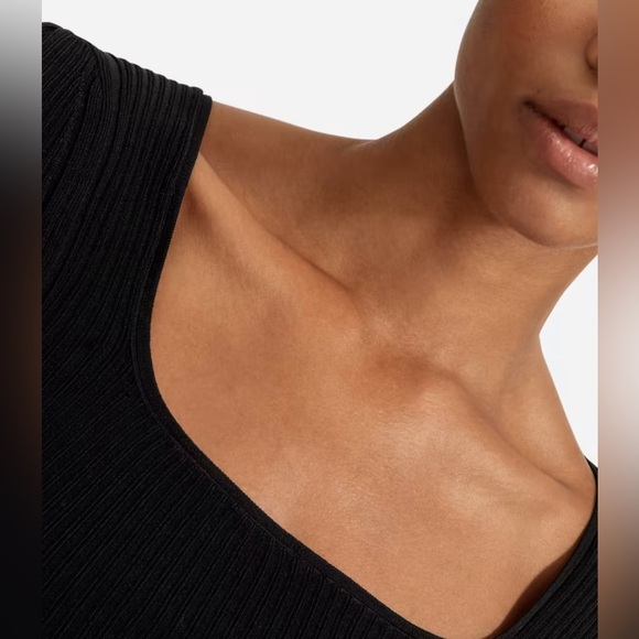 Everlane square neck knit top - Picture 4 of 5